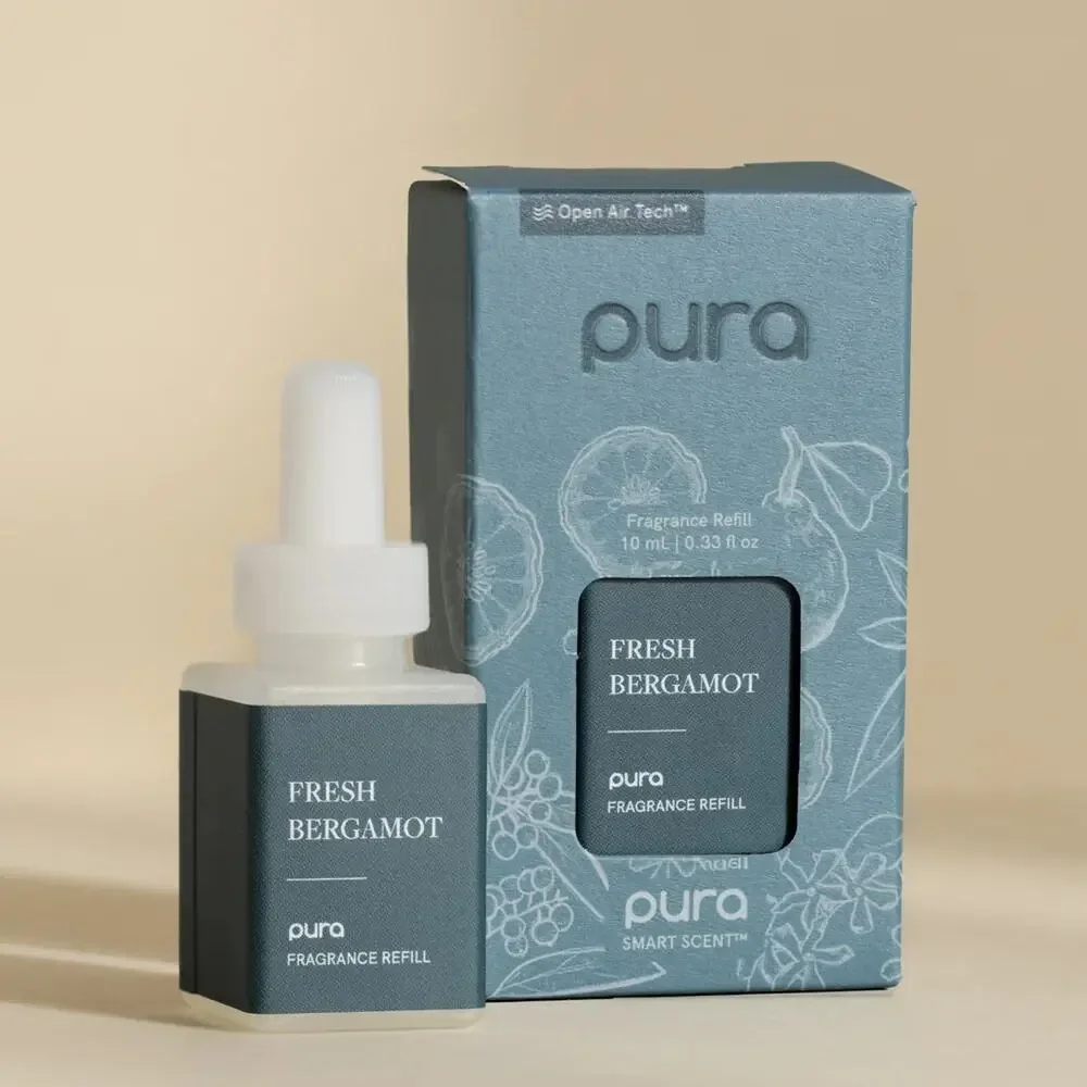 Pura Fragrance Refill 4 Pack Apple Orchard Sunshine Blossom Simmer Pot Bergamot